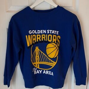 NBA Golden State Warriors Blue Sweatshirt for Kids